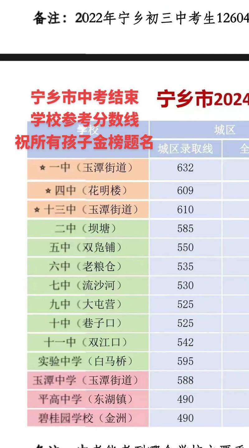 2024年寧鄉十三中錄取分數線多少-圖1