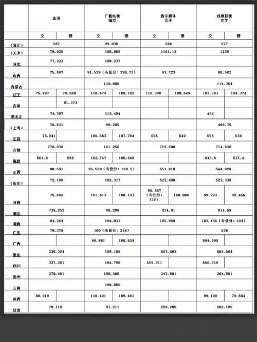 浙傳編導分數線-圖1