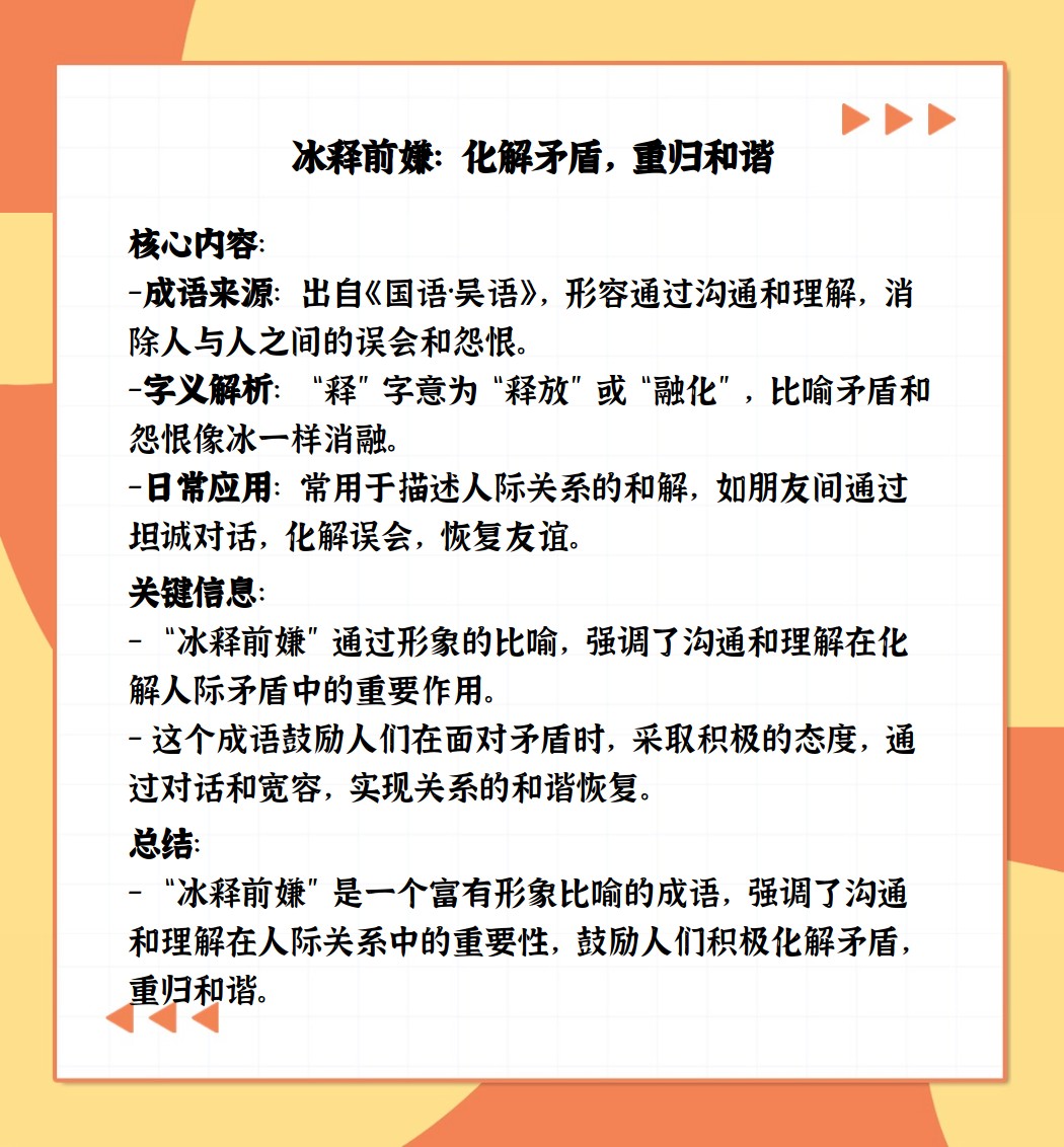 冰釋前嫌的意思-圖1