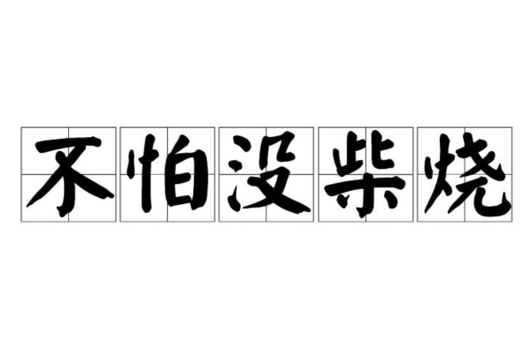 留得青山在，不怕沒柴燒的解釋_近義詞_反義詞-圖1